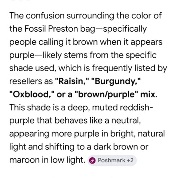 Pebbled Leather Fossil Preston Bag Shoulder Crossbody SMALL FLAW - Picture 4 of 15